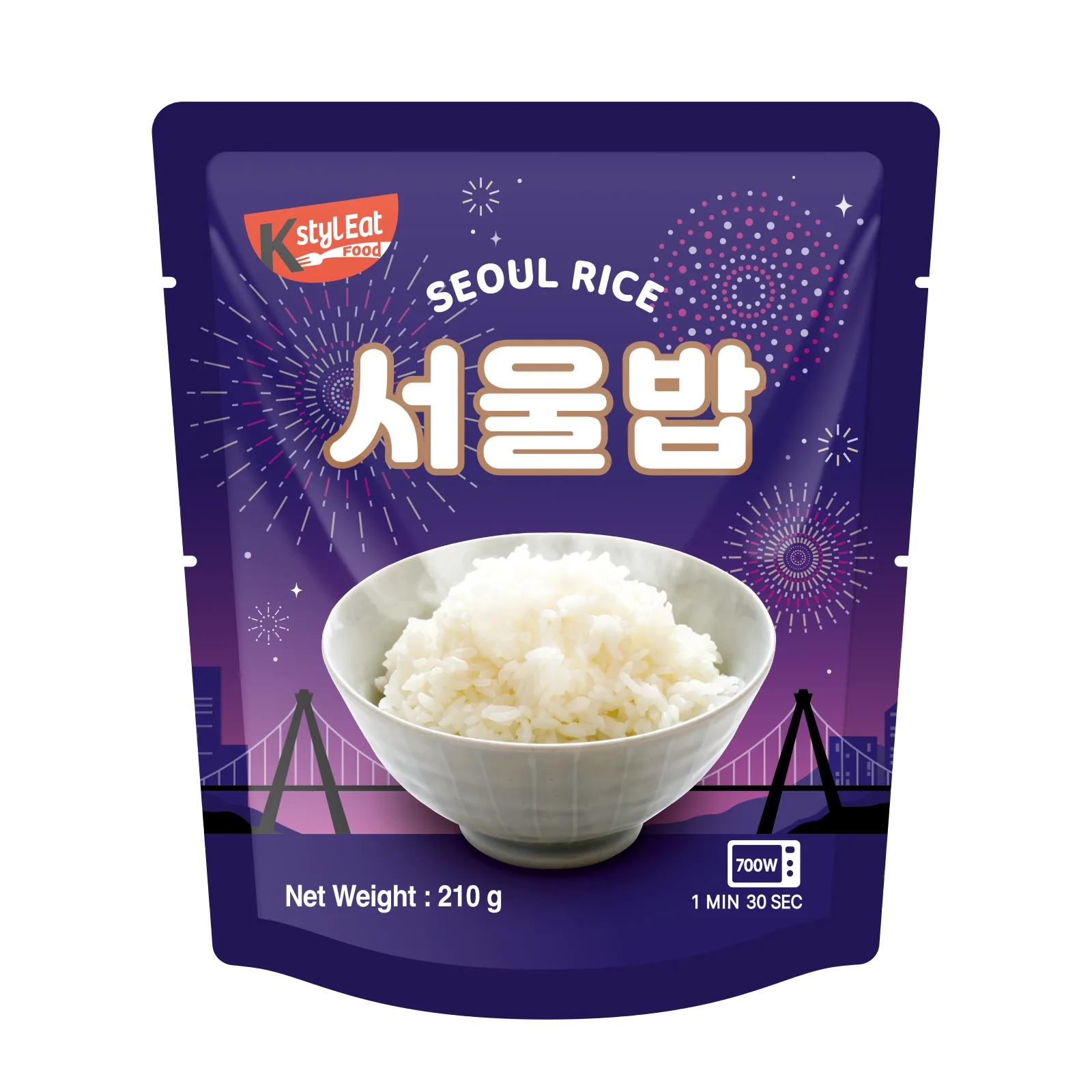 Cooked Rice in Pouch