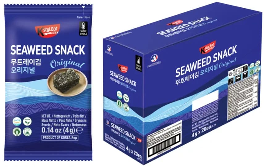 Trayless Nori Seaweed Snack  Original