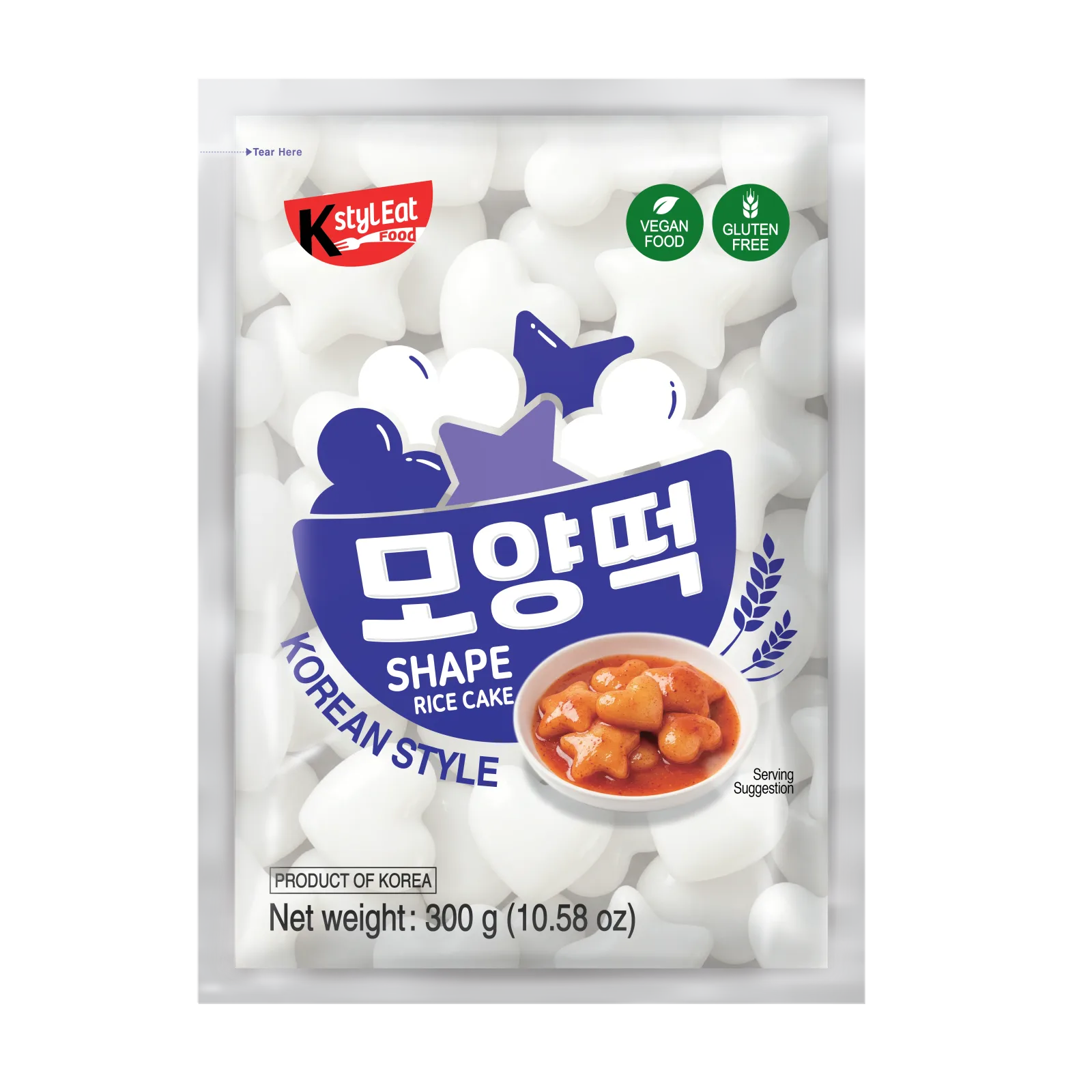 Fun-Shaped Rice Cake
