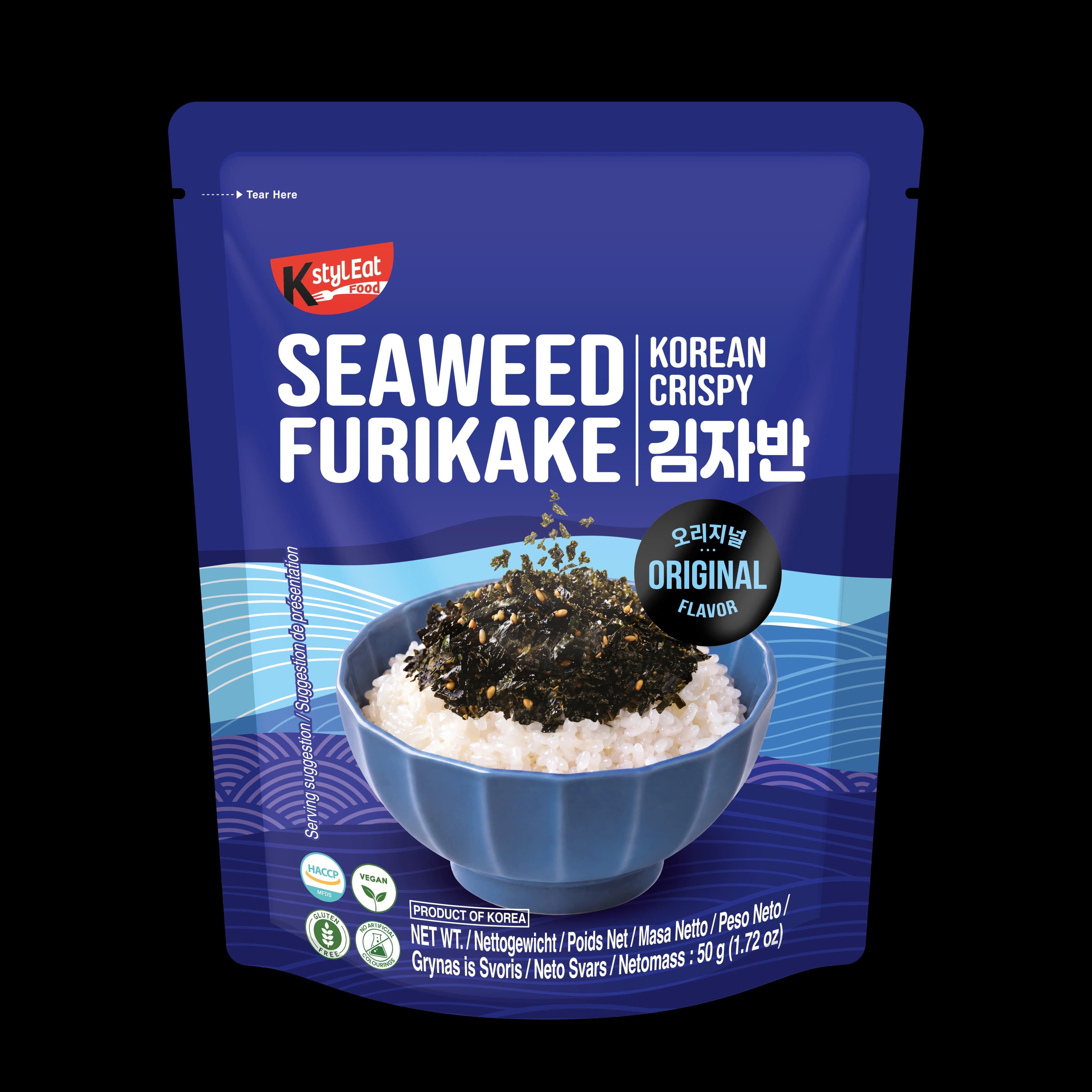 Korean Crispy Seaweed Furikake Original