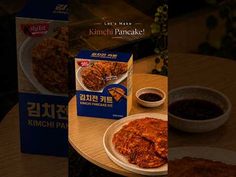 Make Crispy Kimchi Pancakes at Home 🥞 | K stylEat Food Kimchi Pancake Kit